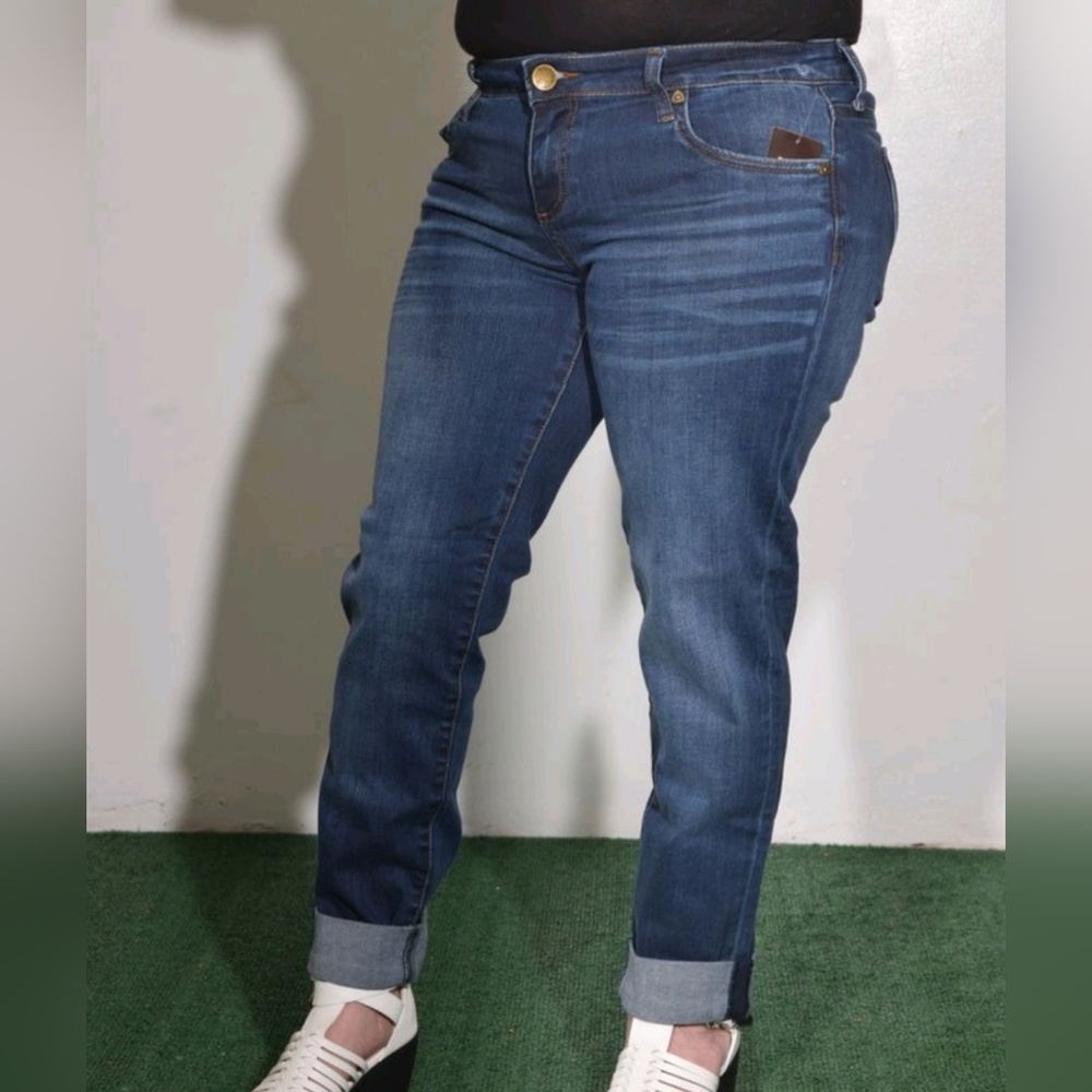 Women's blue denim boyfriend jeans various sizes